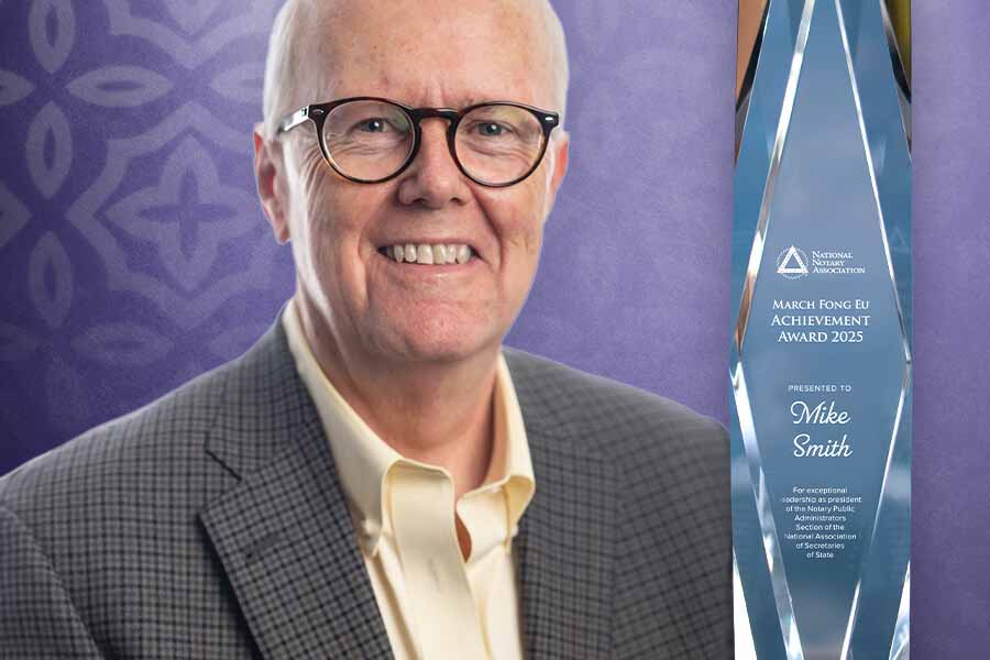 Mike Smith 2025 March Fong Eu Achievement Award Recipient